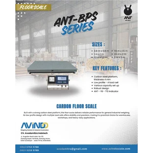 CARBON FLOOR SCALE ANT-YB-T10 Timbangan Lantai