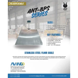 STAINLESS STEEL FLOOR SCALE Timbangan  Lantai