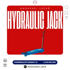Hydraulic Jack (Dongkrak Angin) NAGASAKI Jack Impact Wrench Hanger Standing Capacity 6 kg 18 kg (NRH-618H / NRH-618H-A / NRH-618H-B / NRH-618H-C)