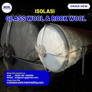 Isolasi Glasswool dan Rockwool Peredam Panas Tangki