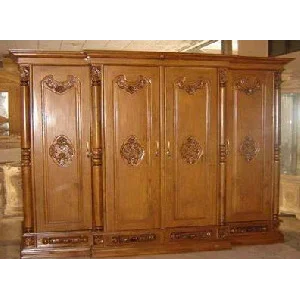 Teak Wardrobe 4 Door