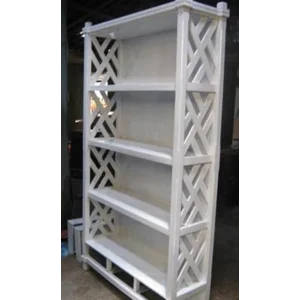 Minimalist White Paint Bookshelves