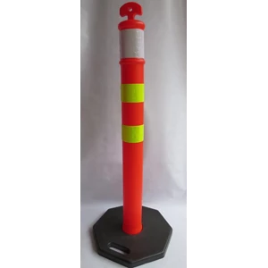 Stick Cone Traffic pole tinggi 120cm