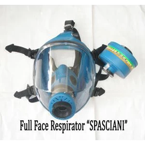 Masker pernapasan Full Face chemical respirator Spasciani TR2002