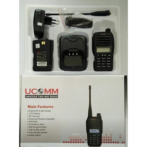 Radio Komunikasi HT Handy Talky Ucomm Q8 Vhf