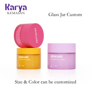 Glass Jar Custom size 20ml 30ml 50ml