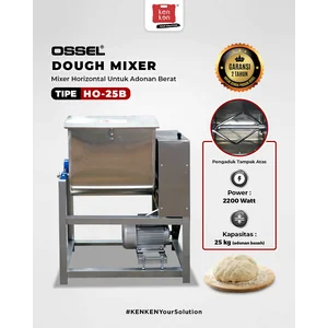 OSSEL Dough Mixer HO-25 Mixer Adonan Berat Horizontal HO-25B