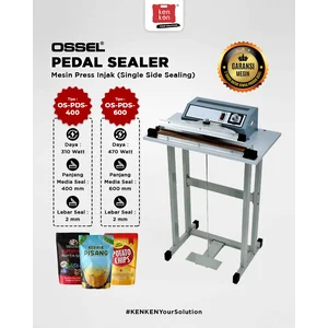OSSEL Pedal Sealer OS-PDS600 Press Plastik Injak 60cm OS-PDS600 