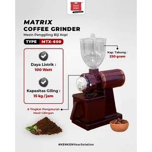MATRIX Mesin Giling Kopi MTX-600 Gilingan Kopi Coffee Grinder MTX600