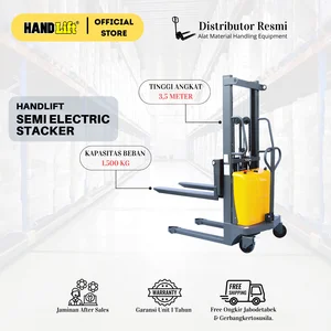 Hand Stacker Semi Electric HAND LIFT 1500kg / 3.5 Meters