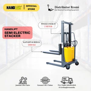 Semi Electric Stacker HAND LIFT 2000kg / 2 Meters