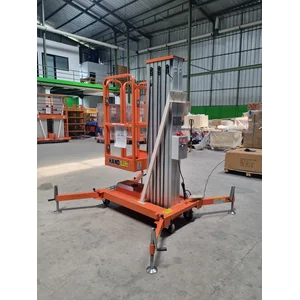 Tangga Hidrolik HAND LIFT - Tangga Hidrolik Aluminium Platform Work Single Mast