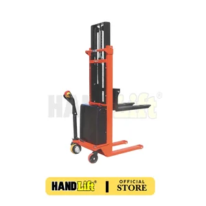 Hand Stacker Mini Full Electric Kapasitas 1500kg Tinggi Angkat 1.6 Meter - HAND LIFT