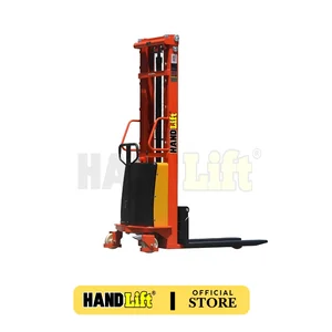 Hand Stacker Semi Electric Pedestrian Kapasitas 1500kg - Tinggi Angkat 3.5 Meter - Hand Lift 
