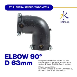Elbow 90 deg dia. 63 mm PE 100 SDR 11 Electrofusion
