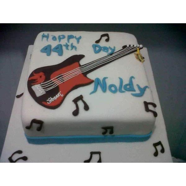 kue ultah gitar