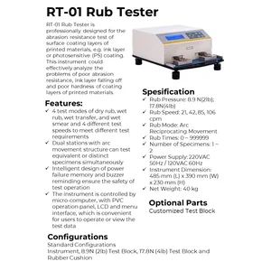 Penguji Ketahan Lapisan Tinta RT-01/RT-01 Rub Tester