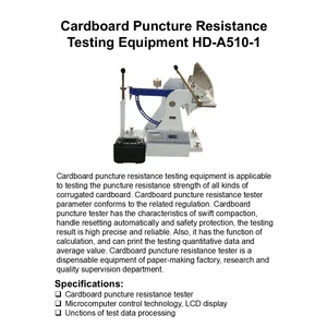 Cardboard puncture resistance testing equipment HD-A510-1