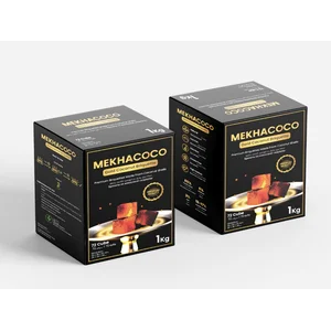 MEKHA COCO Briket Arang Batok Kelapa Premium dengan ukuran Cube 25 dan beratnya 1 Kg 