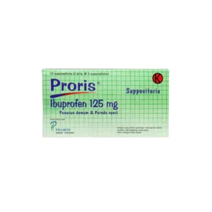 Proris supp 125 mg Box 100's