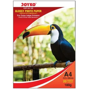 Alat Kantor Lainnya Joyko Kertas Foto Glossy Photo Paper A4 180 gram 