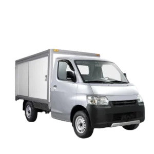 Jasa truk kargo Blindvan Daihatsu Granmax Kapasitas 1 ton Aluminium Box