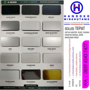 ACP EBOND PVDF (EKSTERIOR) SIMPLE, ELEGAN TAHAN LAMA