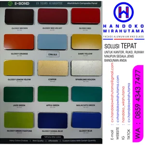 ACP EBOND PE (INTERIOR) KWALITAS SUPER MEMBUAT TAMPILAN BANGUNAN ARSITEKTURAL