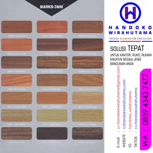 ACP MARKS PE INTERIOR MOTIF KAYU COCOK UNTUK KITCHEN SET DAN BAGIAN INTERIOR RUANG LAIN