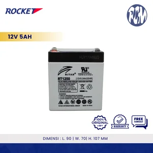 RITAR RT1250 UPS Battery – 12V 5Ah Sealed Lead Acid (SLA)