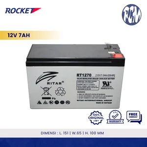 RITAR RT1270 UPS Battery – 12V 7Ah Sealed Lead Acid (SLA)
