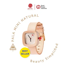 Jam Tangan Kayu dan Kulit Fashion PALA NUSANTARA PALA Mini Natural