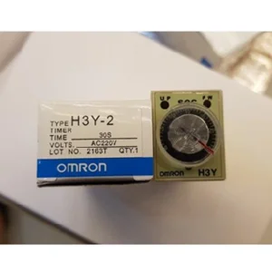 Relay Timer MINI Timer Omron H3Y-2 / H3Y 2 Delay Timer Relay 220V 60S Detik - 60s