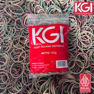 GROSIR KARET GELANG ISI 100 GR - RUBBER BAND - WARNA HIJAU MERAH DAN MIX