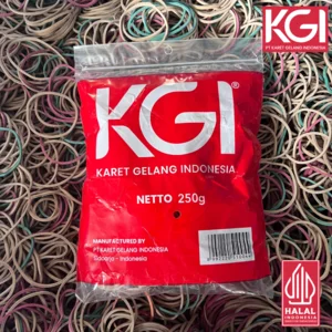 GROSIR KARET GELANG ISI 250 GR - RUBBER BAND - WARNA HIJAU MERAH DAN MIX