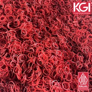 KARET GELANG PENTIL KECIL GROSIR ISI 250 GR - WARNA MERAH KUNING HIJAU UNGU DAN MIX