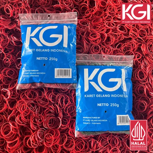 KARET GELANG PENTIL KECIL GROSIR ISI 250 GR - WARNA MERAH KUNING HIJAU UNGU DAN MIX