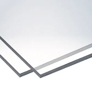 Polycarbonate lembaran 3 mm bejal / solid 1200 mm x 2400 mm bening