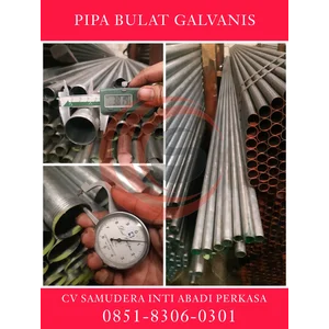 Pipa Gas atau Pipa Bulat hitam dan Pipa Bulat Galvanis