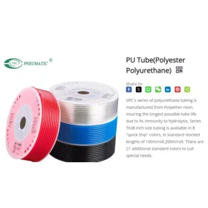 Selang Pneumatic PA6 Nylon Tube