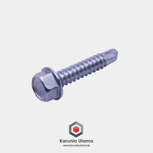 Stainless Steel 304 Hex Self Drilling Screw Roofing Bolts M5 x 35