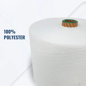 Benang Rajut PE Raw White - Ring Spun