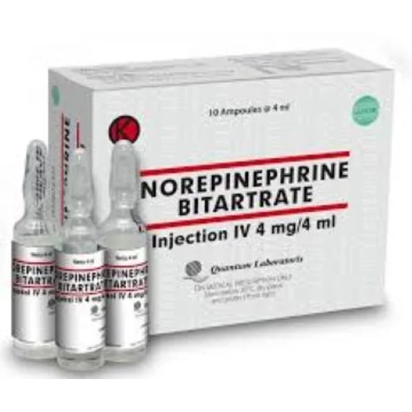 Norepinephrine 1 mg/ml Injection 4 ml