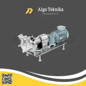 Sanitary Sine Pump Flugo FZX Series - Max flow 93m3/h - Max Pressure 15bar