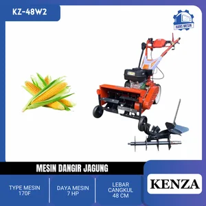 MESIN DANGIR JAGUNG KENZA KZ-48W2 (DOUBLE GARDAN)  / Gerobak Traktor
