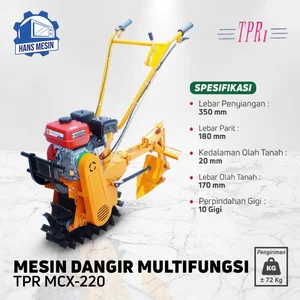 MESIN DANGIR MULTIFUNGSI (TPR) MCX-220 / Gerobak Traktor