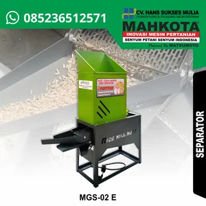 MESIN SORTASI BIJI / PEMBERSIH BIJI-BIJIAN MGS 02 E (MAHKOTA)