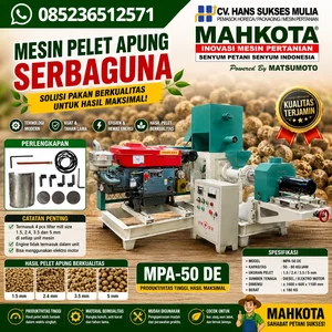 MESIN CETAK PELET APUNG MPA50 DE (MAHKOTA)