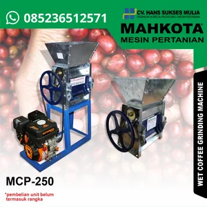 MESIN PENGUPAS KULIT KOPI BASAH (MCP-250) MAHKOTA 