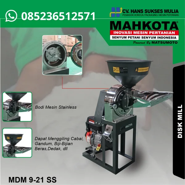 MESIN GILING TEPUNG MAHKOTA MDM 9-21 SS